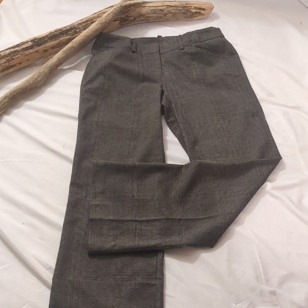 Men's Gray Checkered Pants